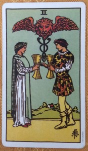 Two of Cups Tarot card