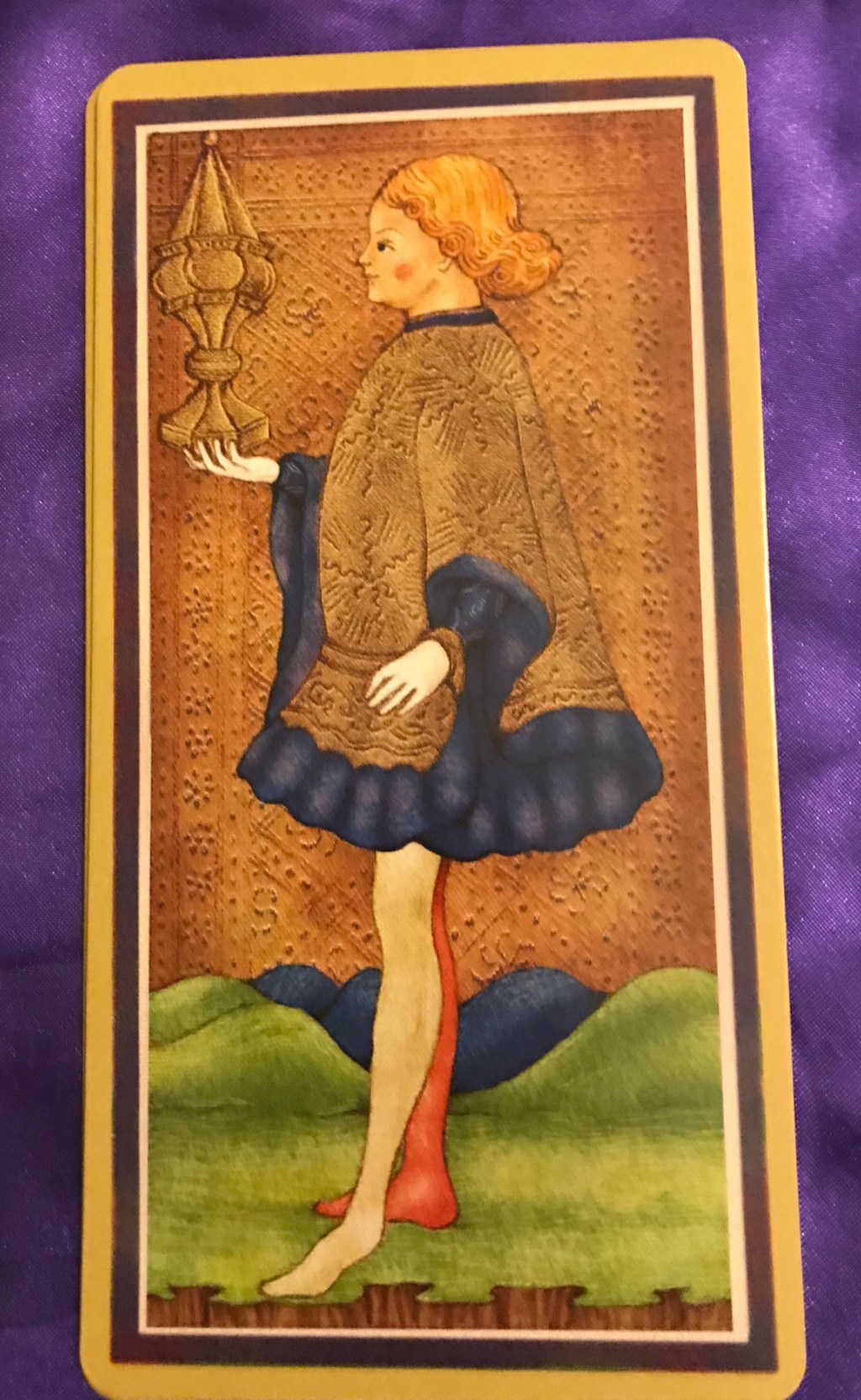 Page of Cups Golden